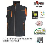 Gilet da lavoro U-Power Universe softshell multitasche impermeabile traspirante