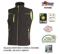 Gilet da lavoro U-Power Universe softshell multitasche impermeabile traspirante