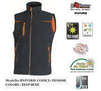 Gilet da lavoro U-Power Universe softshell multitasche impermeabile traspirante+