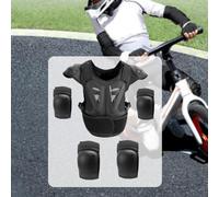 Gilet da motociclista per bambini, ginocchiere e gomitiere, per andare in