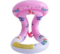 Gilet da nuoto gonfiabile con cinghie regolabili e fibbia di sicurezza, aiuto di galleggiamento portatile per bambini, età 2-6 anni, uso in piscina, lago, spiaggia, S, rosa
