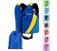Gilet da Nuoto Limmys per Bambini - Sistema di Galleggiamento Regolabile a 8 Pannelli, Certificato CE, Design Premiato, Comfort in Neoprene Morbido, Struttura Resistente, Sacca Inclusa