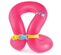 Gilet da nuoto per bambini, galleggianti da piscina per bambini da 3 a 5 anni, per imparare a nuotare, per bambini da 15 a 22,7 kg, allenatore di nuoto con doppie camere d'aria e fibbia di sicurezza