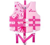 Gilet da Nuoto per Bambini, Giubbotto da Nuoto in Neoprene - Gilet Nuoto Bambini con Cinture di Sicurezza Regolabili - Ideale per i Bambini che Imparano a Nuotare/8-10 Anni/21-35 Kg