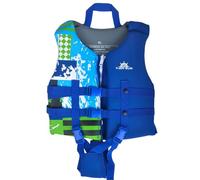 Gilet da nuoto per bambini, in neoprene, leggero e confortevole, per aumentare la galleggiabilità, per bambini, per lezioni di nuoto, spiaggia e parchi acquatici, 01 Blu, 12-14 anni