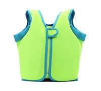 Gilet da nuoto, per bambini, regolabile, alla galleggiabilità, con cerniera per 4-12 anni, per ragazze e ragazzi, per piscina, spiaggia, casa, giardino