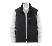 Gilet da Pesca da Uomo Gilet Lavoro, Viaggio Tasche Gilet Sport Giubbino da Lavoro Cronista Fotografi Senza Maniche con Multi-Tasche Gilet da Lavoro Uomo per La Fotografia Safari Campeggio