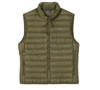 Gilet da tennis da uomo Lacoste Water Repellent Puffed - green khaki - Blu (M)
