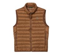Gilet da tennis da uomo Lacoste Water Repellent Puffed - light brown - Marrone (M/L)