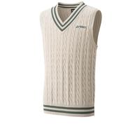 Gilet da tennis da uomo Yonex Vest Practice Sweater - Beige (XL)