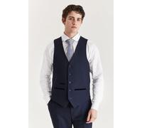Gilet Da Uomo Blu Navy A Quadri Prince Of Wales Taglio Su Misura Paul Andrew
