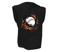 Gilet da uomo estivo casual cardigan senza maniche tropicale stampato in 3D grafica muscolare moda traspirante morbido spiaggia festa baseball canotta uomo, Nero, 4XL
