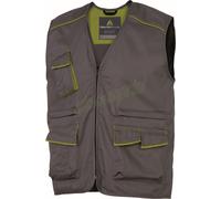GILET DELTAPLUS M6GIL PANOSTYLE MULTITASCHE DA LAVORO GRIGIO BLU MARRONE