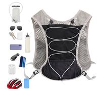 Gilet D'hydratation - Gilet De Course Imperméable Et Réfléchissant 5 L | Forniture À Cyclisme Légères Légères Pour Le Vélo, La Randonnée Et L'entraînement En Plein Air, Le Trail, La Montagne