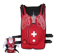 Gilet di addestramento Anti-soffocamento, Gilet di addestramento per la Simulazione dell'ostruzione delle Vie aeree, con Spallacci Regolabili e Schiaffo sulla Schiena, per la Pratica della manovra di
