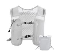 Gilet di idratazione | 4L Zaino da corsa - Bretelle regolabili riflettenti con porta cellulare e borsa di idratazione portatile per uomo donna ciclismo corsa