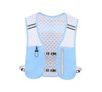 Gilet Di Idratazione Da Corsa Gilet da corsa con tasche multiple, leggero, riflettente, zaino di idratazione, gilet in materiale traspirante Per l'idratazione durante l'esercizio fisico(2L blue)