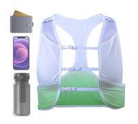 Gilet di idratazione - riflettente unisex regolabile | gilet con supporto per telefono | tasche multiple per la , ideale per escursionismo, corsa e avventure