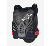 Gilet di protezione Alpinestars 6 Plasma nero scuro rosso - L