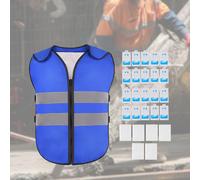 Gilet di raffreddamento estivo Gilet di sicurezza sul ghiaccio regolabile