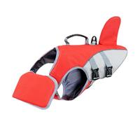 Gilet di salvataggio per cani, con manico, con cinghia regolabile, per piscina, fiume, lago, mare, stagno, acque libere