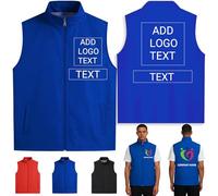 Gilet di sicurezza ad alta visibilità personalizzabili per tutte le professioni, comodi e impermeabili. (Dark BLue)