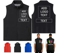 Gilet di sicurezza ad alta visibilità personalizzabili per tutte le professioni, comodi e impermeabili. (Black)