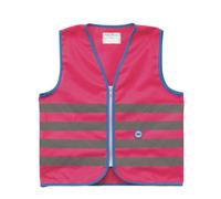 Gilet di sicurezza per bambini in bicicletta ad alta visibilità rosa Wowow ( Rosa / M )