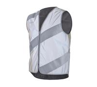 Gilet di sicurezza con strisce riflettenti Roadie Wowow ( Grigio riflettente / L )