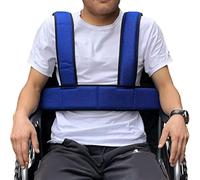 Gilet di Supporto per Il Busto con Cintura di Sicurezza per Sedia a rotelle per pazienti, Anziani e disabili, Imbracatura Completa Regolabile per prevenire l'inclinazione o la Caduta, qualità superi