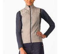 Gilet donna Castelli Unlimited Puffy - Beige S / Marrone