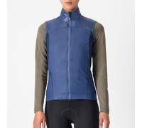 Castelli Unlimited Puffy Gilet Blu S Donna