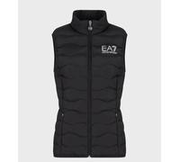 Gilet Donna Ea7 Emporio Armani Full Zip 8NTQ08 TNF8Z 0200 Nero Oro