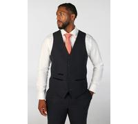 Gilet Formali In Mistura Di Lana Blu Navy Paul Andrew