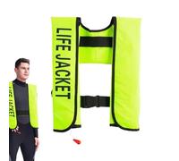 Gilet Galleggiante Adulto Kayak | Giacca Gonfiabile Automatica per Sport Nautici | Dispositivo di Galleggiabilità Impermeabile per Spiaggia Paddle Surf Barca Rafting
