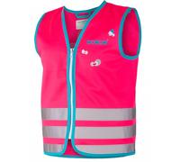 Gilet/giacca di sicurezza rosa fluorescente per bici-ciclo wowow crazy monster p