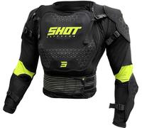GILET GIACCA PROTETTIVA SHOT OPTIMAL 2.0 CROSS ENDURO GIALLO NERO MOTO CROSS