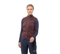 Gilet grande da donna Jack Wolfskin Morobbia Alpha Marrone 2XL