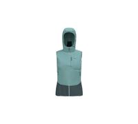 Gilet ibrido odlo ascent da donna verde grigio