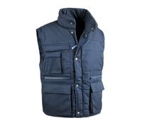 GILET IMBOTTITO 80% POLIESTERE 20% COTONE 4 TASCHE BLU 200GR TG.XL ANTARES 9025