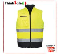 Portwest S267YNRXL Gilet Bicolore ad Alta Visibilità, Giallo/Blu Navi, XL
