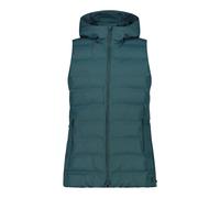 Gilet imbottito con cappuccio e zip donna CMP Vert M