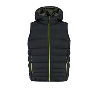 CMP - Gilet da bambino in nylon con cappuccio fisso, Antracite, 104