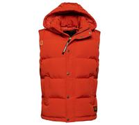 Gilet imbottito con cappuccio Superdry Everest Orange M
