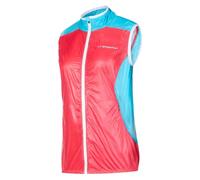 Gilet La Sportiva Blizzard Windbreaker rosso blu donna - M