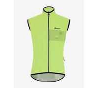 Gilet impermeabile Santini Guard Nimbus verde fluo nero - Sl it - XS