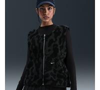 Gilet in fleece a pelo lungo Nike - Donna - Nero M (IT 44-46)