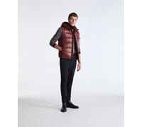 Gilet in nylon, ROSSO PRUGNA, Taglia: L
