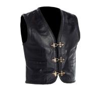 Richa Sadic Gilet Gilet da moto senza allacciatura, nero, taglia XS per maschi