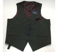 Gilet In Poliestere Misto Hart Schaffner Marx Colore Carbone Taglia Media